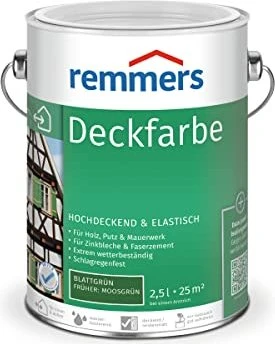 Remmers Deckfarbe moosgrün, 2.5l