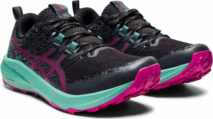 Asics Fuji Lite 2 black/fuchsia red (Damen)