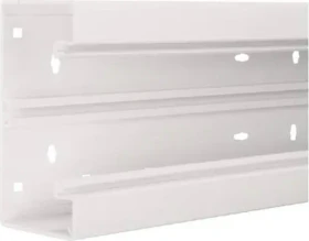 Hager Brüstungskanal-Unterteil PVC frontrastend zu BR 68x170mm, OT 80mm, verkehrsweiß