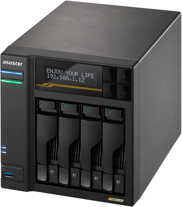 Asustor Lockerstor 4 Gen3 AS6804T 14TB, 16GB RAM ECC, 2x RJ-45 10GBase-T, 2x RJ-45 5GBase-T