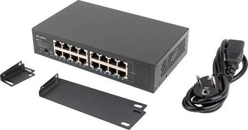 Lanberg RSGE Rackmount Switch, 16x RJ-45