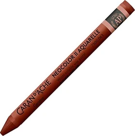Caran d'Ache Neocolor II Aquarelle Wachskreide, englischrot, 10er-Pack