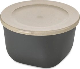 koziol Connect Box 1 mit Deckel Speisegefäß 1l nature ash grey