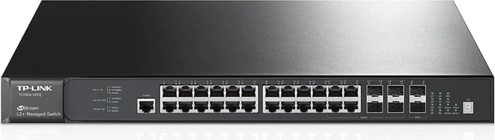 TP-Link T2700G JetStream Rackmount Gigabit Managed Switch, 20x RJ-45, 4x RJ-45/SFP, 2x SFP+