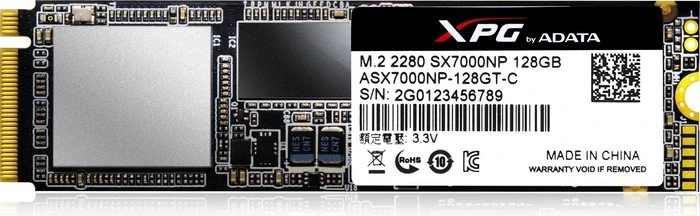 ADATA XPG SX7000 128GB, M.2 2280 / M-Key / PCIe 3.0 x4