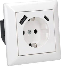 Jung SCHUKO Steckdose mit USB-Ladegerät