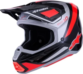Alpinestars S-M7 Rise schwarz/silber/rot