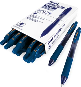 Pentel EnerGel X BL107 0.7mm/0.35mm Gelroller marineblau/transparent, 12er-Pack