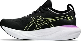 Asics Gel-Nimbus 25 black/glow yellow (Damen)
