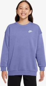 Nike Sportswear Club Fleece Oversize Sweatshirt light thistle/white (Junior)