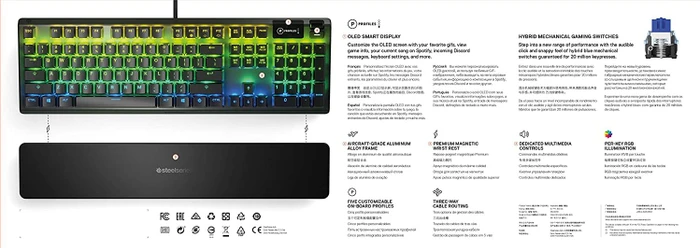 SteelSeries Apex 5, USB, DE