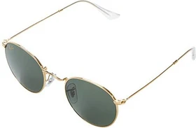 Ray-Ban RB3447 Round Metal Legend Gold 53mm polished gold/g15 green