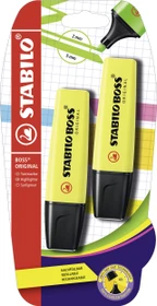 STABILO Boss Original gelb, 2er-Pack, Blister