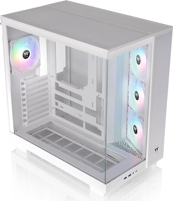 Thermaltake View 380 XL TG ARGB Snow, weiß, Glasfenster