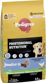 Pedigree Professional Nutrition, Trockenfutter Junior, mit Geflügel, 12kg
