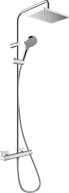 Hansgrohe Vernis Shape Showerpipe 230 1jet mit Thermostat Duschsystem chrom