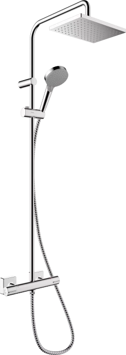 Hansgrohe Vernis Shape Showerpipe 230 1jet mit Thermostat Duschsystem chrom