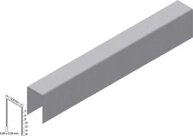 Prebena Typ A verzinkt Tacker-Klammern, 10x12.8mm, 8000 Stück