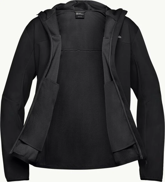 Jack Wolfskin Feldberg Hoody Funktionsjacke schwarz (Herren)