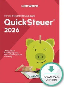 Lexware QuickSteuer 2026, PKC (deutsch) (PC) (06810-0093)