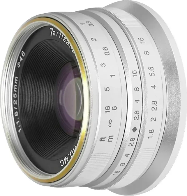 7artisans 25mm 1.8 für Sony E silber