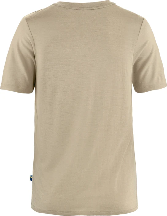 Fjällräven Hoja Lugnt Wool Funktionsshirt kurzarm fossil (Herren)
