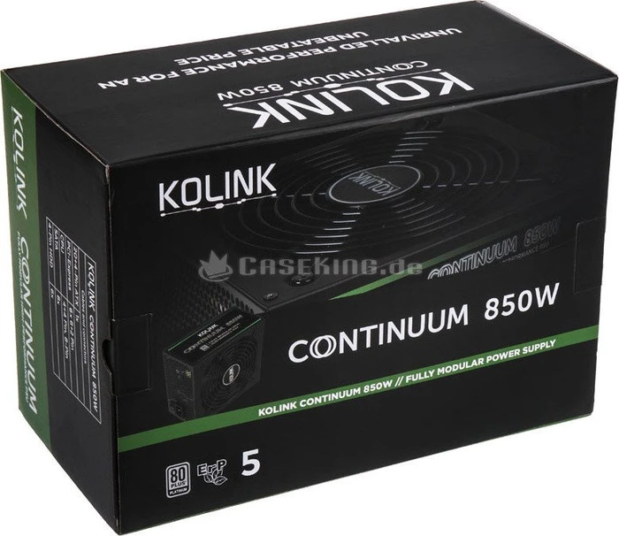 Kolink Continuum 850W, ATX 2.3
