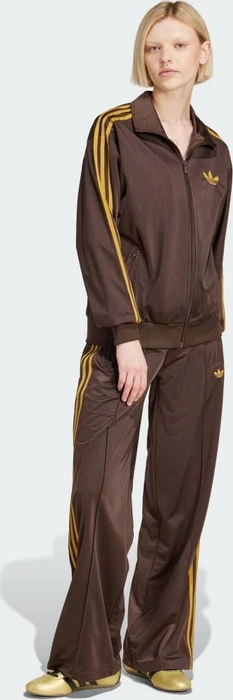 adidas Classic Firebird Loose Trainingshose lang dark brown/preloved bronze (Damen)