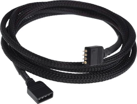 Phobya 4-Pin RGB Verlängerungskabel, schwarz