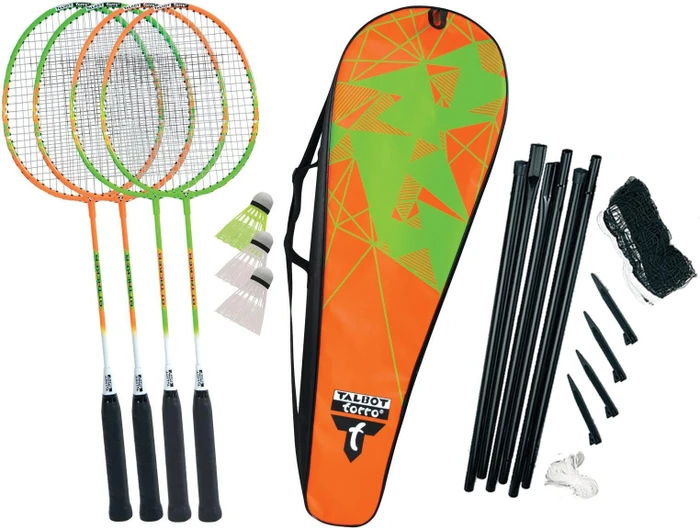 Talbot Torro 4-Attacker Plus Set Badmintonschläger