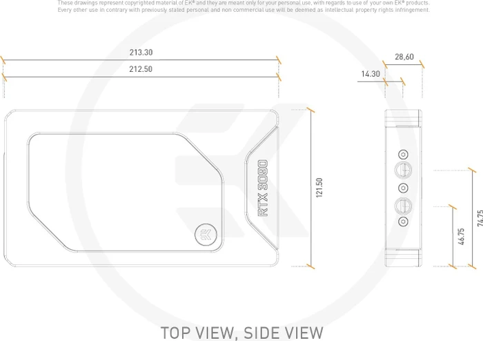 EK Water Blocks Quantum Line EK-Quantum Vector FE RTX 3090 D-RGB, Black Special Edition, Nickel, Acryl