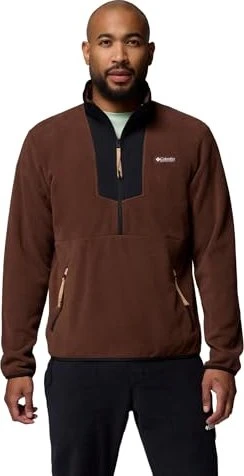Columbia Sequoia Grove Half Zip Fleece Pullover tobacco/schwarz (Herren)