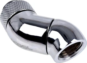 Alphacool Eiszapfen 90° Winkeladapter G1/4", verchromt