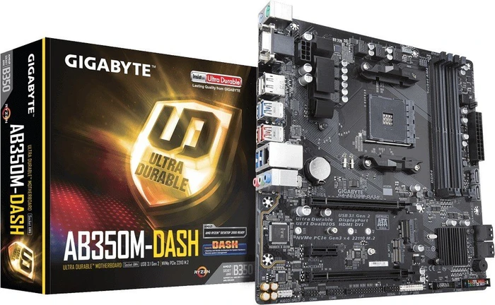 GIGABYTE GA-AB350M-DASH (AMD AM4)