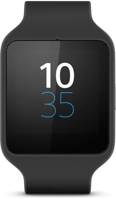 Sony SmartWatch 3 SWR50 Silikon-Armband schwarz