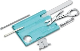 Victorinox SwissCard Nailcare Taschenmesser ice-blue translucent