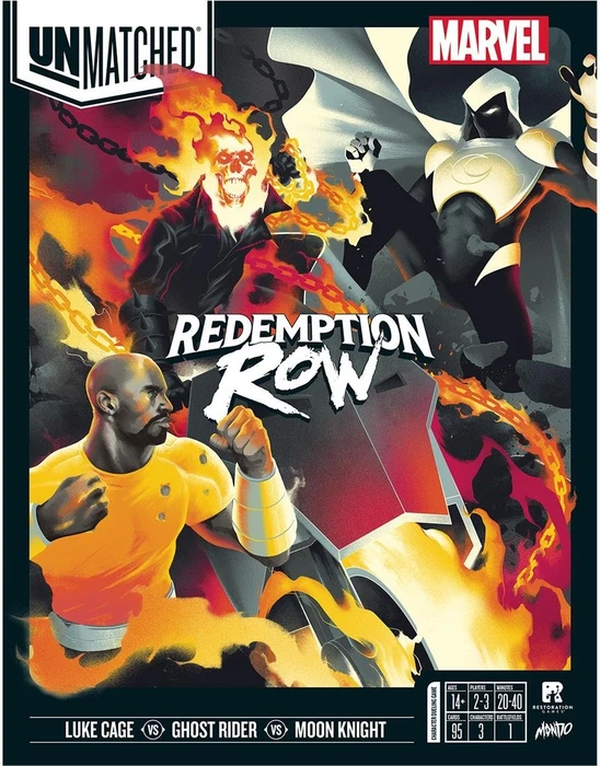 Unmatched: Marvel: Redemption Row: Ghost Rider vs. Luke Cage vs. Moon Knight