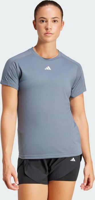 adidas Aeroready Train Essentials Minimal Branding Funktionsshirt kurzarm onix/white (Damen)