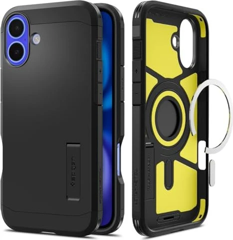 Spigen Tough Armor AI (MagFit) für Apple iPhone 16 schwarz