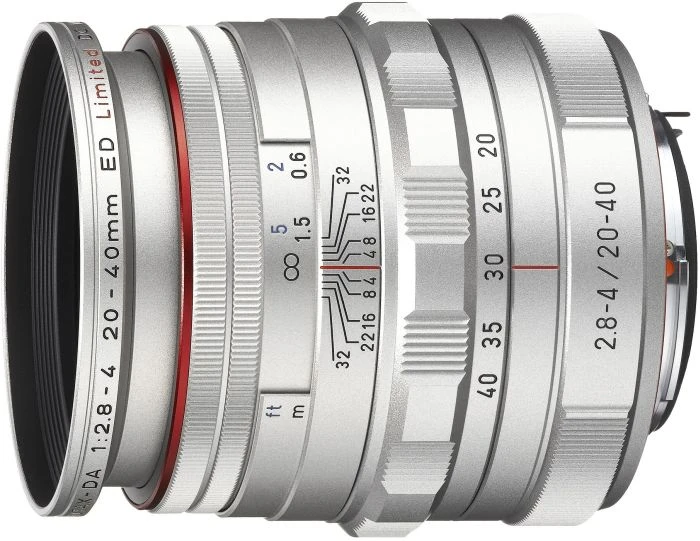 Pentax HD DA 20-40mm 2.8-4.0 ED DC WR Limited silber