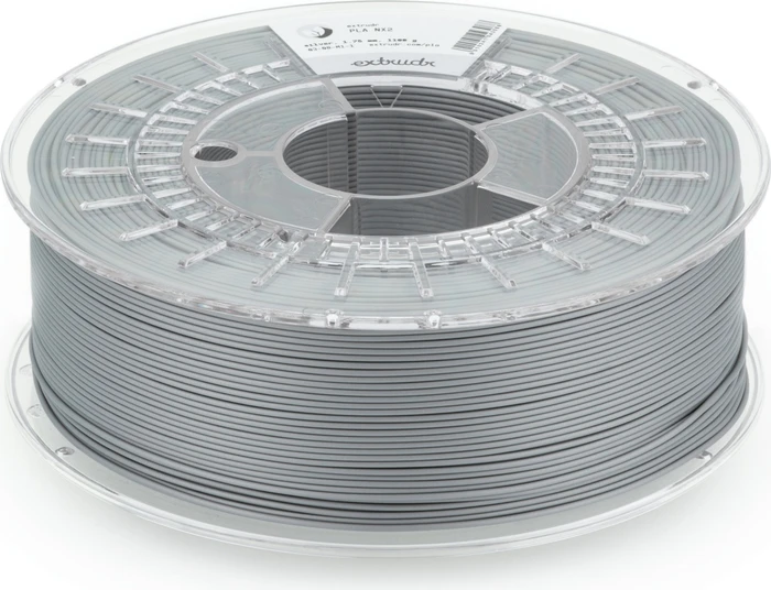 Extrudr NX2 PLA, silber/grau, Spule, 1.75mm, 10.00kg