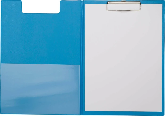 Maul Klemmbrettmappe mit Folienüberzug, A4, hellblau