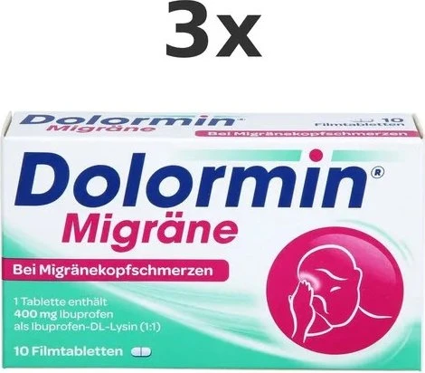 Dolormin Migräne Filmtabletten, 10 Stück