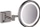 Hansgrohe AddStoris Kosmetikspiegel Rasierspiegel mit LED Leuchte schwarz/chrom gebürstet (41790340)