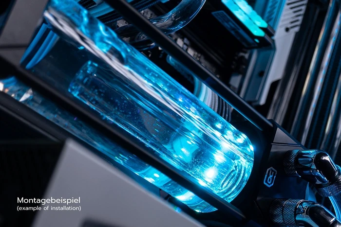 Alphacool Eisbecher Aurora D5 150mm Acetal/Glas