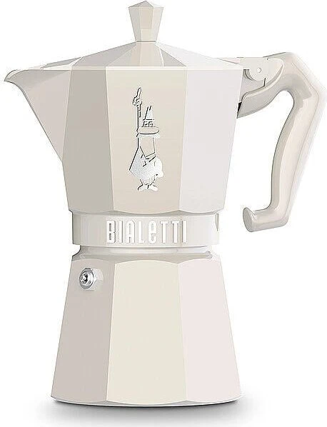 Bialetti Exclusive Moka Express 6 Tassen Espressokanne beige