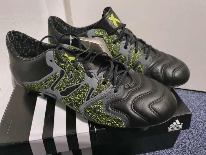 adidas X15.1 FG/AG core black/night met/solar yellow (Herren)