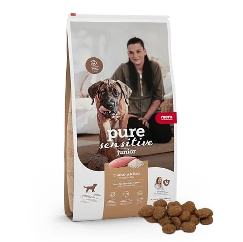 Mera Dog High Premium Pure Junior Truthahn und Reis, 4kg