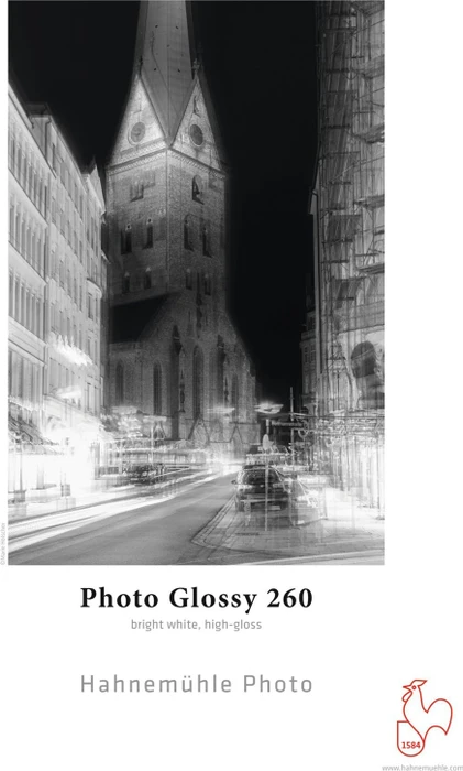Hahnemühle Photo Glossy 260 Fotopapier beschichtet hochglänzend, 60", 260g/m², 30m