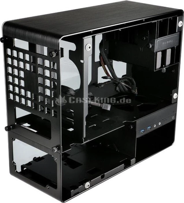 In Win 901 schwarz, Glasfenster, Mini-ITX